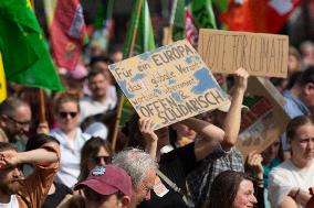 Fridays For Future Climate Activists Demo Ahead Of Europa Election In Cologne