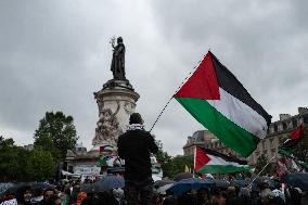Fifth Demonstration Organised In Paris In Support Of Palestine