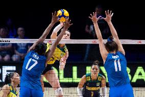 (SP)CHINA-MACAO-VOLLEYBALL-WOMEN'S NATIONS LEAGUE 2024-BRA VS ITA (CN)