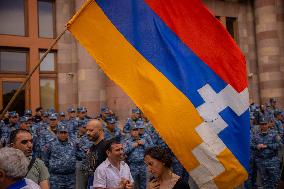 Clashes Erupt Between Police And Protesters - Yerevan