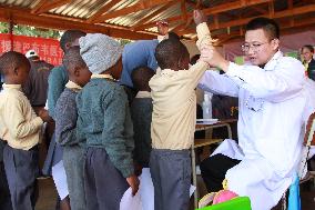 ZIMBABWE-HARARE-CHINESE MEDICAL TEAM-CHILDREN