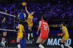 (SP)CHINA-MACAO-VOLLEYBALL-WOMEN'S NATIONS LEAGUE 2024-THA VS CHN (CN)