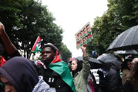 Anti-fascist rally for Clement Meric and Palestinian people - Paris