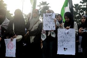 Solidarity Rally With The Palestinian People In Indonesia