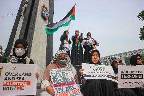 Pro Palestine Demonstration in Bogor, Indonesia