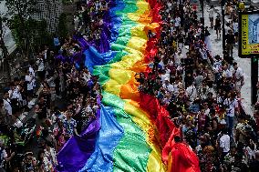 Bangkok Pride Parade 2024 To Celebrate Pride Month.