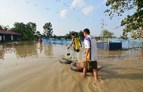 Flood In Manipur, India
