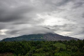 Routine Activities At The Foot Of Mount Sinabung