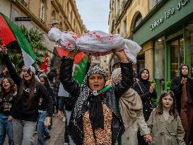 Demonstrators In France To Demand Cease-Fire In Gaza