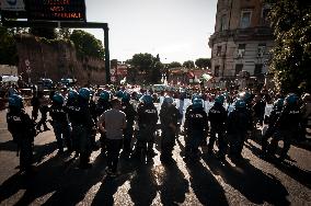 Protest In Rome