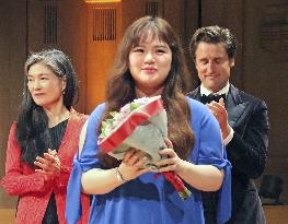 Japanese violinist at Queen Elisabeth Competition