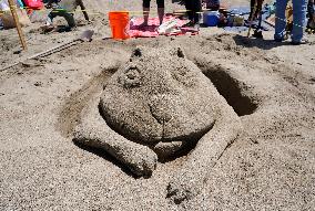 U.S.-SAN FRANCISCO-SANDCASTLE-COMPETITION