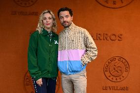 French Open - Celebs pose at the Village - Paris
