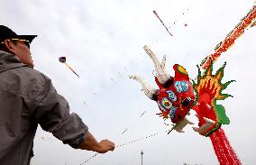First Shandong Provincial Open Kite Competition in Zaozhuang