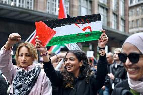 Demonstrations in support of Gaza and Palestine - Strasbourg