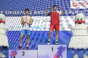 (SP)SINGAPORE-BADMINTON OPEN-MEN'S SINGLES-FINAL