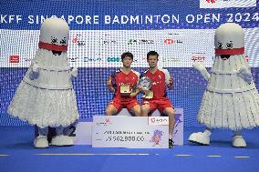 (SP)SINGAPORE-BADMINTON OPEN-MEN'S DOUBLES-FINAL