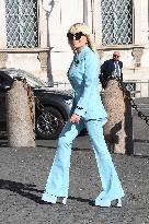 Donatella Versace At Quirinale Reception - Rome