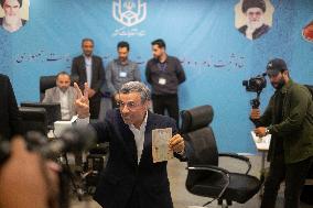 Former President Ahmadinejad Registered As Presidential Candidate