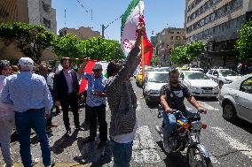 Supporters Of Former President Ahmadinejad