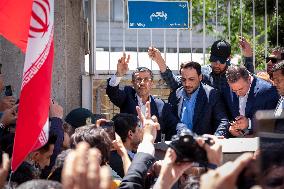 Supporters Of Former President Ahmadinejad