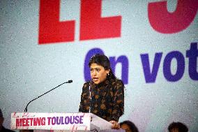 European Election: Meeting Of La France Insoumise With Manon Aubry In Toulouse