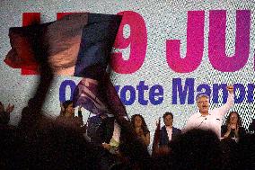 European Election: Meeting Of La France Insoumise With Manon Aubry In Toulouse