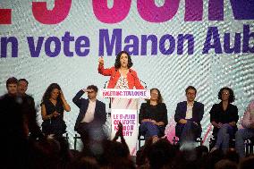 European Election: Meeting Of La France Insoumise With Manon Aubry In Toulouse