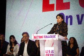 European Election: Meeting Of La France Insoumise With Manon Aubry In Toulouse