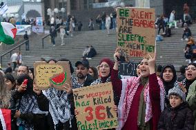 "All Eyes On Rafah" Rally In Cologne