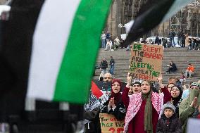 "All Eyes On Rafah" Rally In Cologne