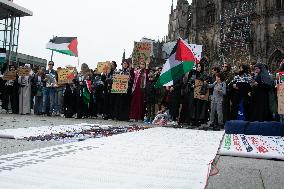"All Eyes On Rafah" Rally In Cologne