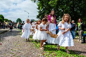 The Holy Blood Procession Held In Boxmeer, Netherlands.