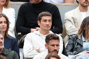 Celebrities In Stands During The 2024 French Open - Village Day Seven NB