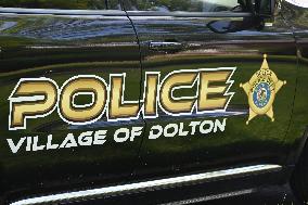 Police Presence Outside Of Dolton Mayor Tiffany Henyard's Home In Dolton Illinois