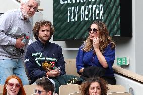 Celebrities In Stands During The 2024 French Open - Village Day Seven NB