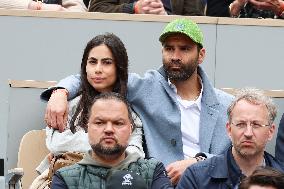 Celebrities In Stands During The 2024 French Open - Village Day Seven NB