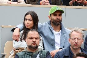 Celebrities In Stands During The 2024 French Open - Village Day Seven NB