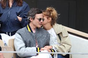 Celebrities In Stands During The 2024 French Open - Village Day Seven NB