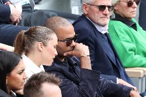 Celebrities In Stands During The 2024 French Open - Village Day Seven NB