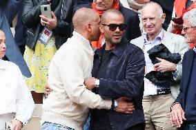 Celebrities In Stands During The 2024 French Open - Village Day Seven NB