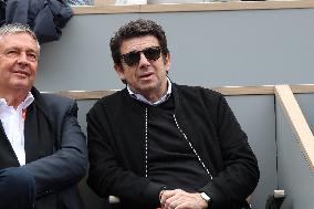 Celebrities In Stands During The 2024 French Open - Village Day Seven NB