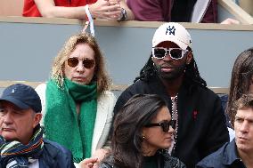 Celebrities In Stands During The 2024 French Open - Village Day Seven NB