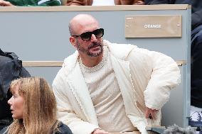 Celebrities In Stands During The 2024 French Open - Village Day Seven NB