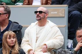 Celebrities In Stands During The 2024 French Open - Village Day Seven NB