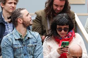 Celebrities In Stands During The 2024 French Open - Village Day Seven NB