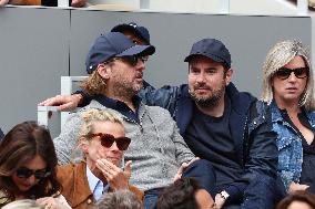 Celebrities In Stands During The 2024 French Open - Village Day Seven NB