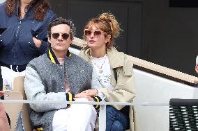 Celebrities In Stands During The 2024 French Open - Village Day Seven NB