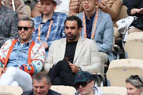 Celebrities In Stands During The 2024 French Open - Village Day Seven NB