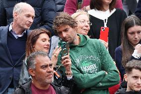 Celebrities In Stands During The 2024 French Open - Village Day Seven NB